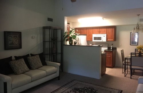Villas Condo | Beautiful spacious luxury condo. 1bed 2 bath. Media room. Immaculate. Lake View.