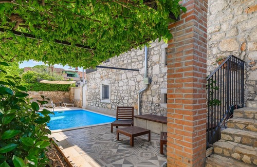 Fuskulin Villa | Beautiful stone house with pool and garden,not far from the sea