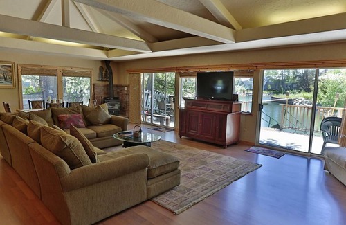 Tahoe Keys House | Beautiful Tahoe Keys property with boat dock. Across the street from the beach/lake.