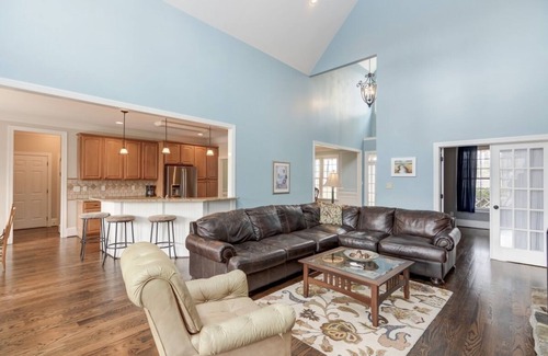 Bowling Green House | Beautiful waterfront! Large patio and covered porch. Dock, Fire pit, Game room