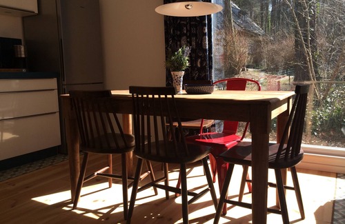 Schwielowsee House | beautiful wooden house with exclusive furnishings and panoramic windows on Schwielowsee