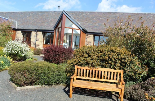 Nenthorn Cottage | Begrum cottage 1 bedroom Log burner On 1 level south facing conservatory