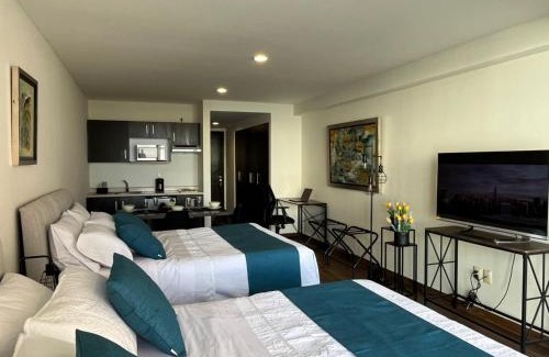 Huixquilucan Apartment | Bellísima Suite, 2 Camas Queen, Gym, en Interlomas
