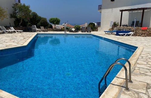 Chlorakas House | Bella Vista Seaview Town House with Pool - Paphos