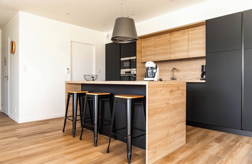 Plouescat Villa | Belle Maison Plain Pied Contemporaine en Ossature Bois à 300 m des Plages