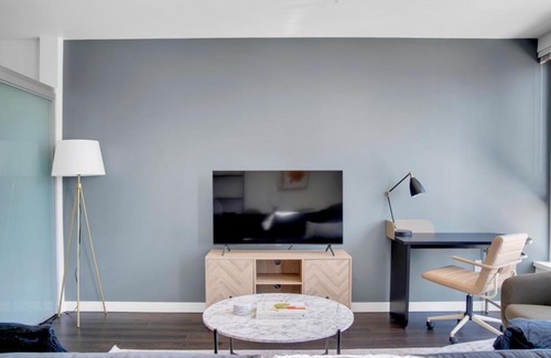 Wilburton Apartment | Bellevue 1BR w Gym WD nr Spring District SEA-412