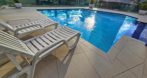 Vila Alzira Apartment | Belo Apto - Praia Asturias - AC e Garagem