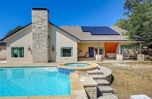 Belton House | Belton Home w/ Pool + Deck - Walk to Lake Beach!