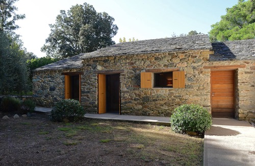 Barbaggio Villa | Bergerie contemporary 225m2, 4 bedrooms, 3 bathrooms, wifi, heated pool