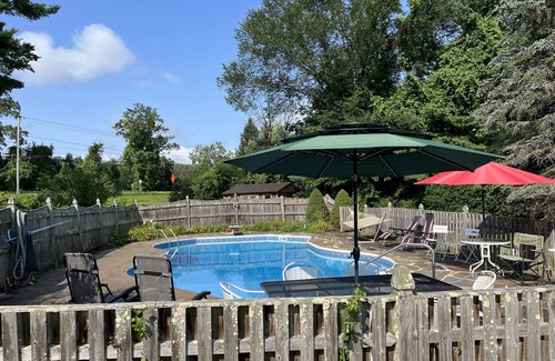 North Egremont Apartment | Berkshire apartment on Green River; in ground pool; walking trail - pet friendly