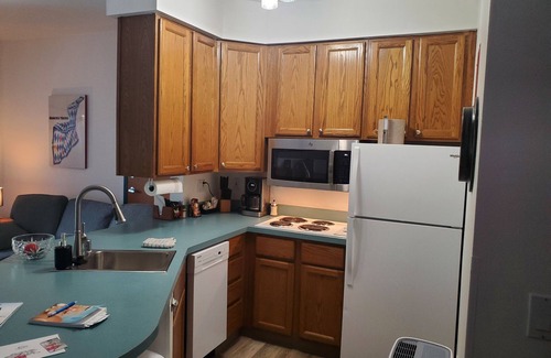 Lake Geneva Condo | Best location luxury studio suite on Lake Geneva walk downtown