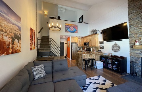 Brian Head Condo | BEST Location next to Giant Steps Ski Lift! FUN Cozy Condo!