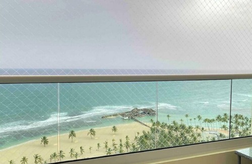 Villas Del Mar Apartment | 🏝Best View, Pool, Jacuzzi, Gym, WiFi, BBQ, Parking 🏝
