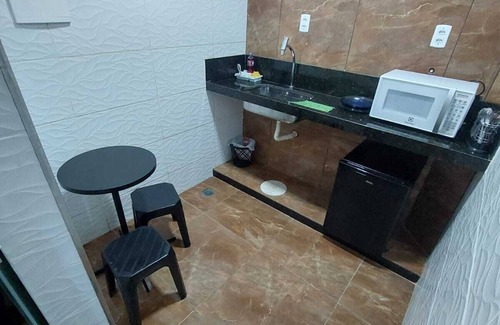 Parque Sao Francisco Apartment | Big Family Room for 6 people, with kitchen and private bathroom, pets allowed.