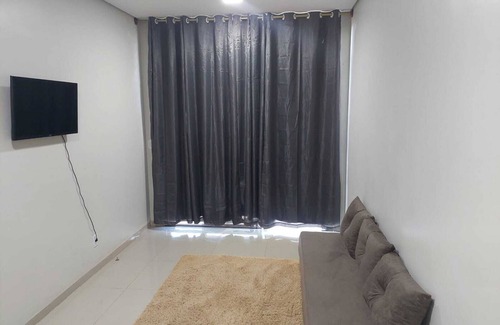 Parque Sao Francisco Apartment | Big Family Room for 6 people, with kitchen and private bathroom, pets allowed.