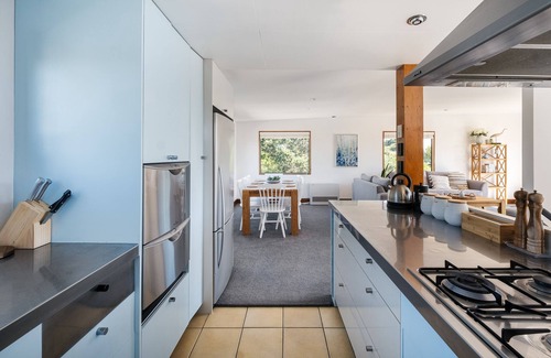 Papamoa Beach House | Big rad beach pad - family-friendly oasis one back from beach in Papamoa East