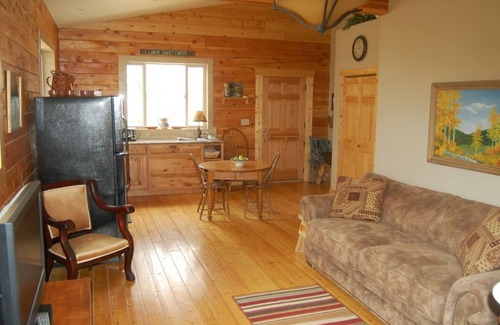Nathrop Cabin | Bighorn Lodge, There is a bold seasonal stream that run through the property!