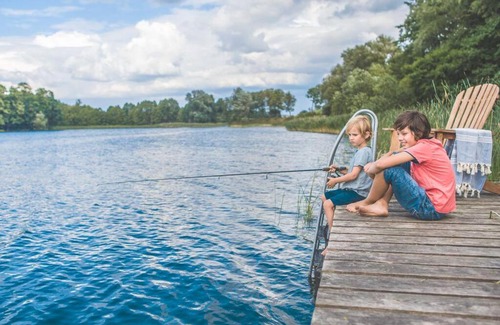 Brzozie House | Bird Lodge for 6 guests, 50 m from the lake, sauna, hot tube