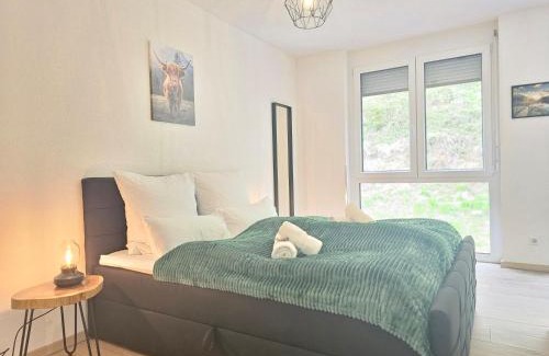 Todtnau Apartment | Black Forest II Sauna I Boxspring I Nespresso I Ausblick I Wasserfälle im Ort