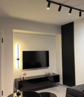 Ilisia Apartment | Black & White 2BR Apt steps from Mavili Square
