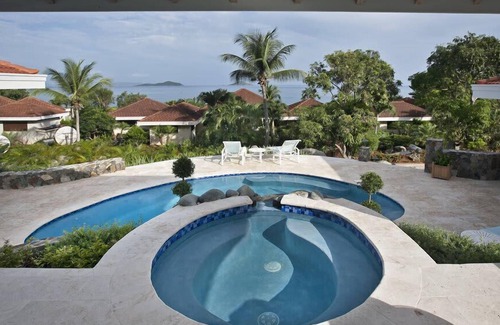 Spanish Town Villa | Blue Lagoon in Mahoe Bay by Personal Villas - Alfresco Dining, Relaxing Sound o