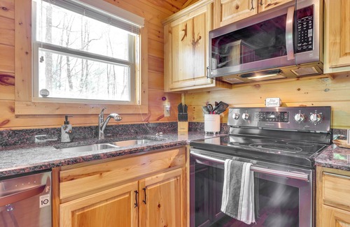 Murphy Cabin | Blue Ridge Mountain Cabin Rental w/Fire Pit!