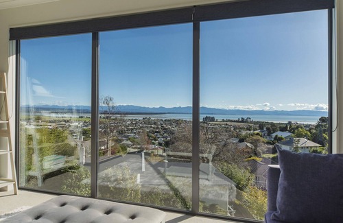 Tahunanui House | Blue Water Views - Modern, Sun-filled & Offers Fantastic Views over Tasman Bay.