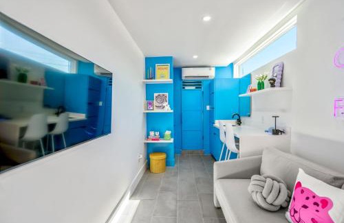 Greater East End Apartment | Blueberry Container @ EADO Juice Box