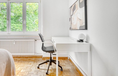 Basel City Centre Apartment | Blueground | Basel-Wettstein, balcony, nr Rhine