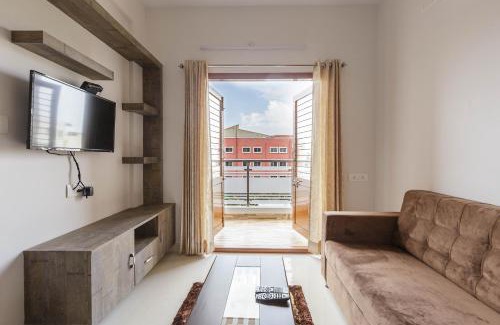 Sector 2 Apartment | BluO 1BHK HSR Layout - Balcony, Terrace Garden