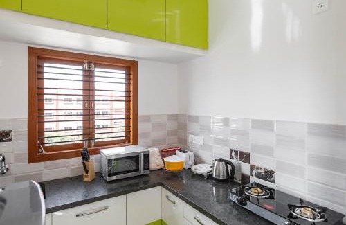 Sector 2 Apartment | BluO 1BHK HSR Layout - Balcony, Terrace Garden