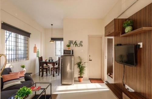 HSR Layout Apartment | BluO Park View 1BHK HSR Layout - Terrace Garden