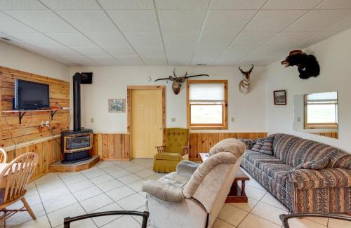 Rhinelander House | Boat Dock and Fire Pit Lakefront Monico Home!