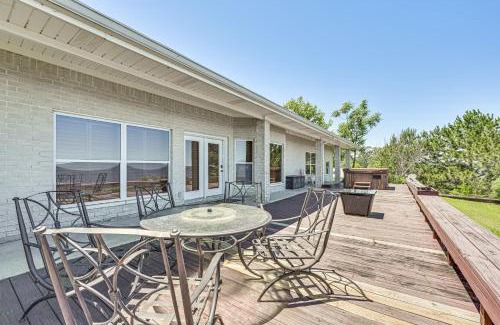 Milam House | Boat Dock and Hot Tub Waterfront Home in Milam!