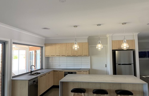 Kirwans Bridge House | Bobby's is a large new family home with water frontage.