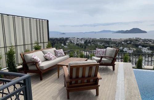 Kadıkale Villa | Bodrum - 5 bedrooms “Sunset villa”, with infinity heated swimming pool
