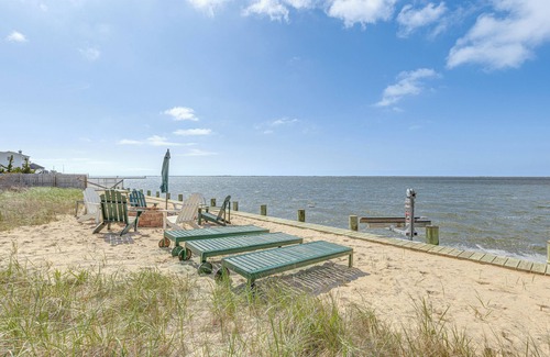 Center Moriches House | Boho Beach Hideaway w/Pool, Fire Pit & Grill!