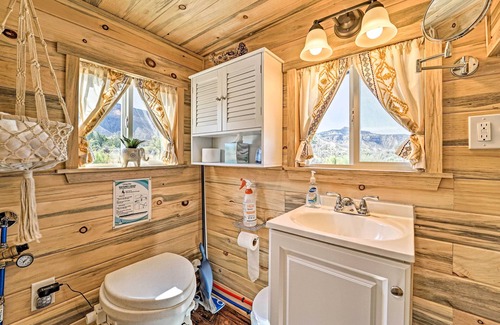 Cortez Apartment | 'Boho Bliss' Cortez Tiny Home: Fireplace, Fire Pit