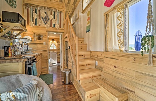 Cortez Apartment | 'Boho Bliss' Cortez Tiny Home: Fireplace, Fire Pit
