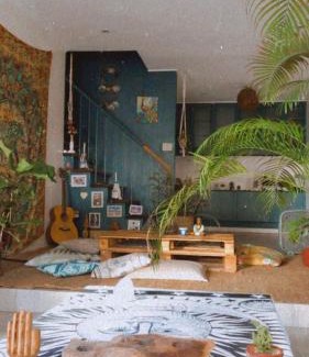 Guadalupe Viejo Apartment | Boho Inspired Home Near Rockwell