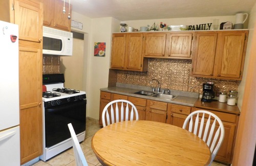 East Peoria House | Bow Wow/Meow! Fenced Yard-5 min to Downtown Peoria