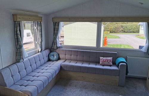 Knaresborough House | Brand new caravan with outdoor swimming