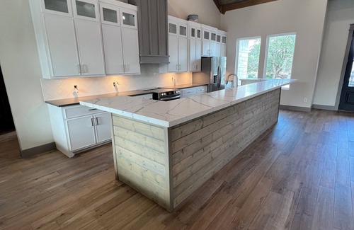 Sabinal House | Brand New Golf Course Home in Concan, SLEEPS 30