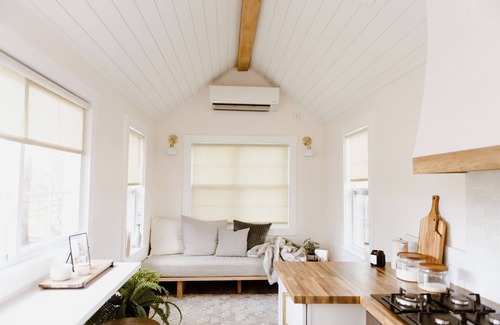 Plumsteadville House | Breathtaking Scandinavian Tiny House on Horse Farm