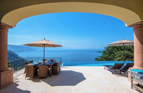 Conchas Chinas Villa | Breathtaking Views of South Coast Puerto Vallarta, Hillside in Upper Concha's Chinas