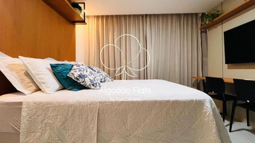 Jardim Oceania Apartment | Breeze Residence #509 - Flat com Varanda Pé na Areia - Algodão Flats