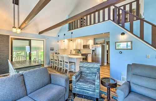 Silver Lake Cottage | Breezy Silver Lake Getaway: Fishing Dock, Grill!