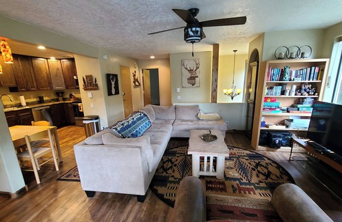 Brian Head Condo | Brian Head Village Escape 4/3 with Ski Slope Views Across from the Lift Unit J-2