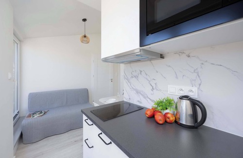 Powisle Apartment | Bright Apartments with Air Conditioning Near the Copernicus Science Center in Wa