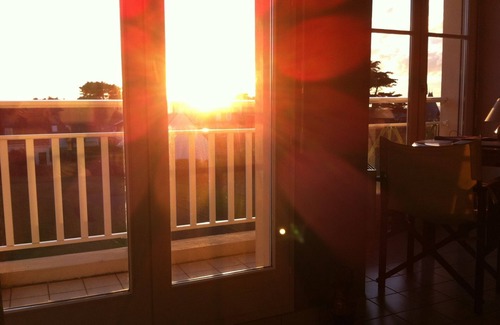 Rotheneuf-Le Pont Apartment | Bright duplex balcony and small sea view, 100 m from Val beach, St Malo Rothéneuf